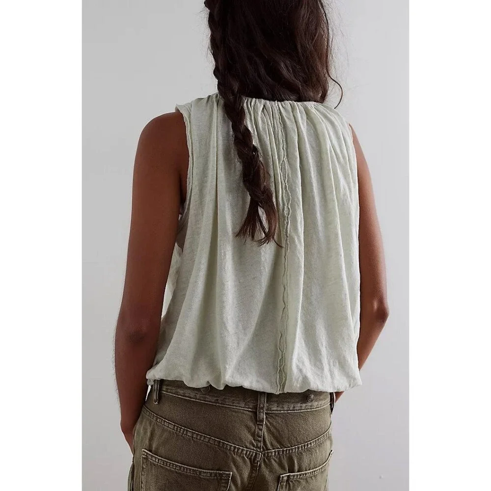 free people we the free unconditional tank top pale aqua women size x-small